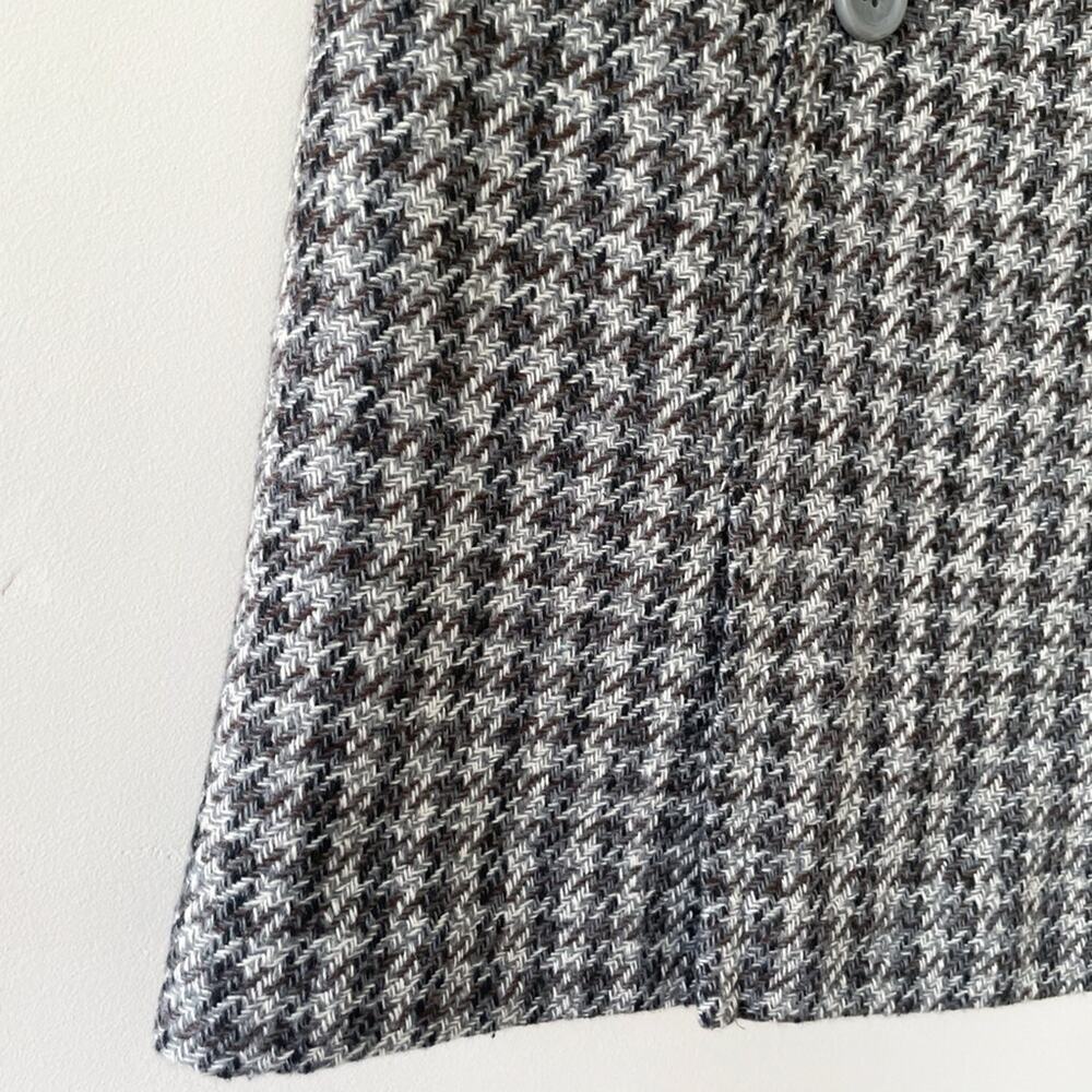 LOFT Pencil Skirt Black and Gray Houndstooth Size 6 EUC - Picture 6 of 14